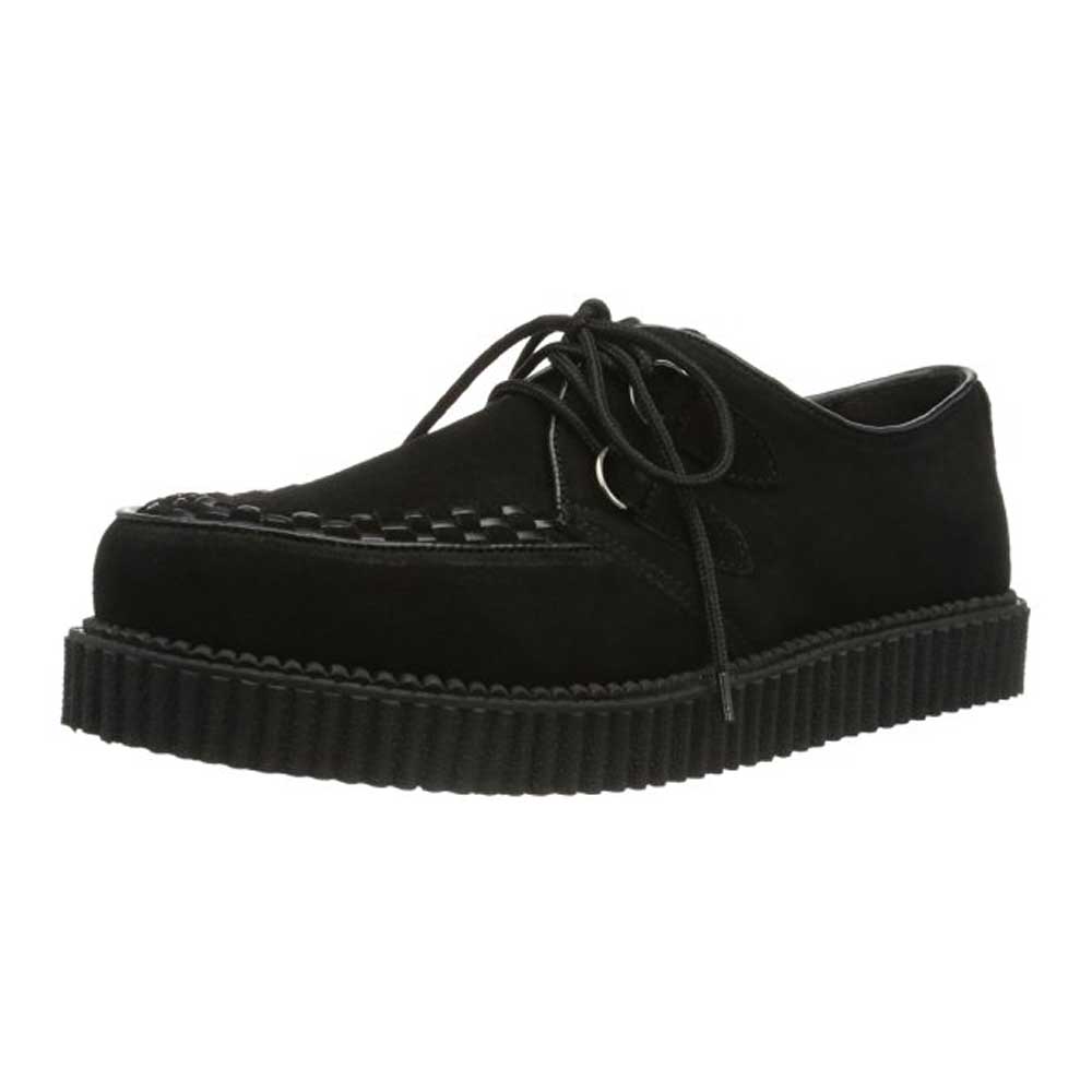 Creeper-602S zwart suede -emo creepers Creeper-602S zwart suede -emo creepers