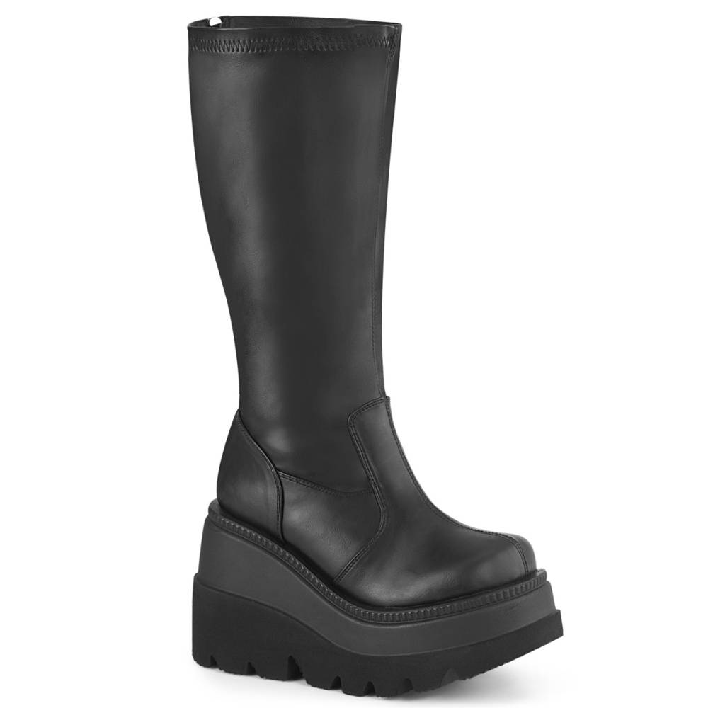 DemoniaCult DemoniaCult SHAKER-65WC Platform Boots Black