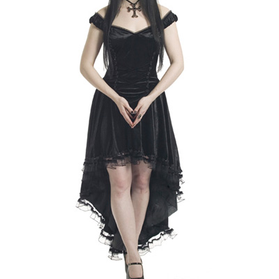 Constance jurk zwart - gothic Halloween Constance jurk zwart - gothic Halloween