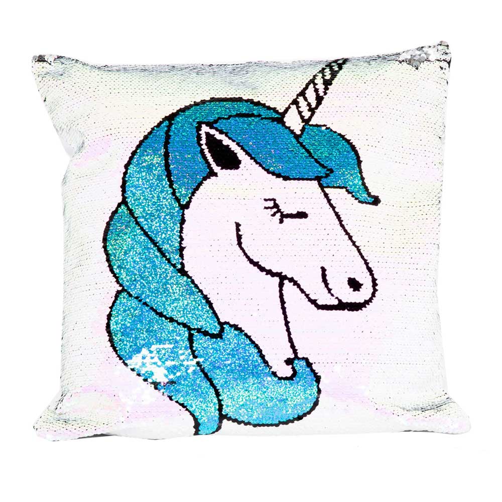 unicorn cushion sequin
