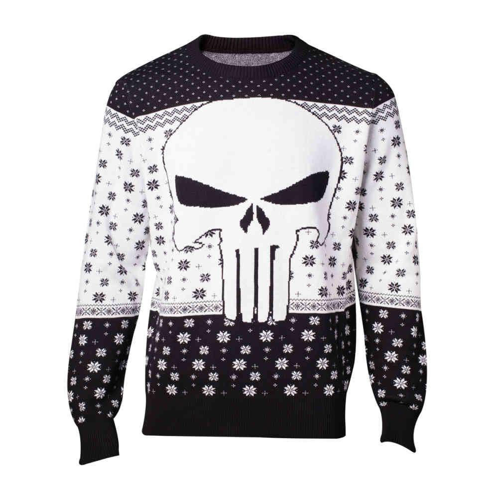 Punisher Christmas sweater Knitted 