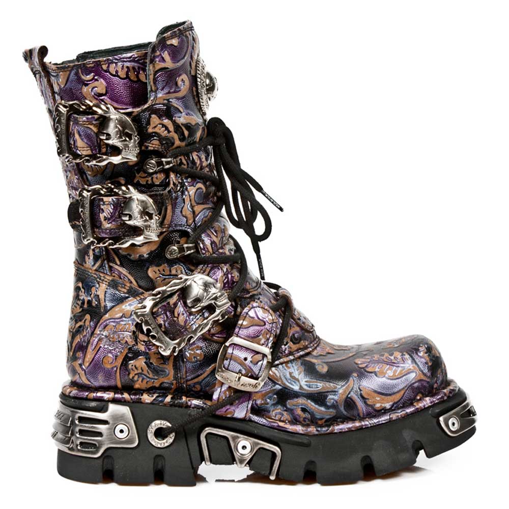 New Rock New Rock - M-391-S5 Boots - Purple/Black | Attitude Europe