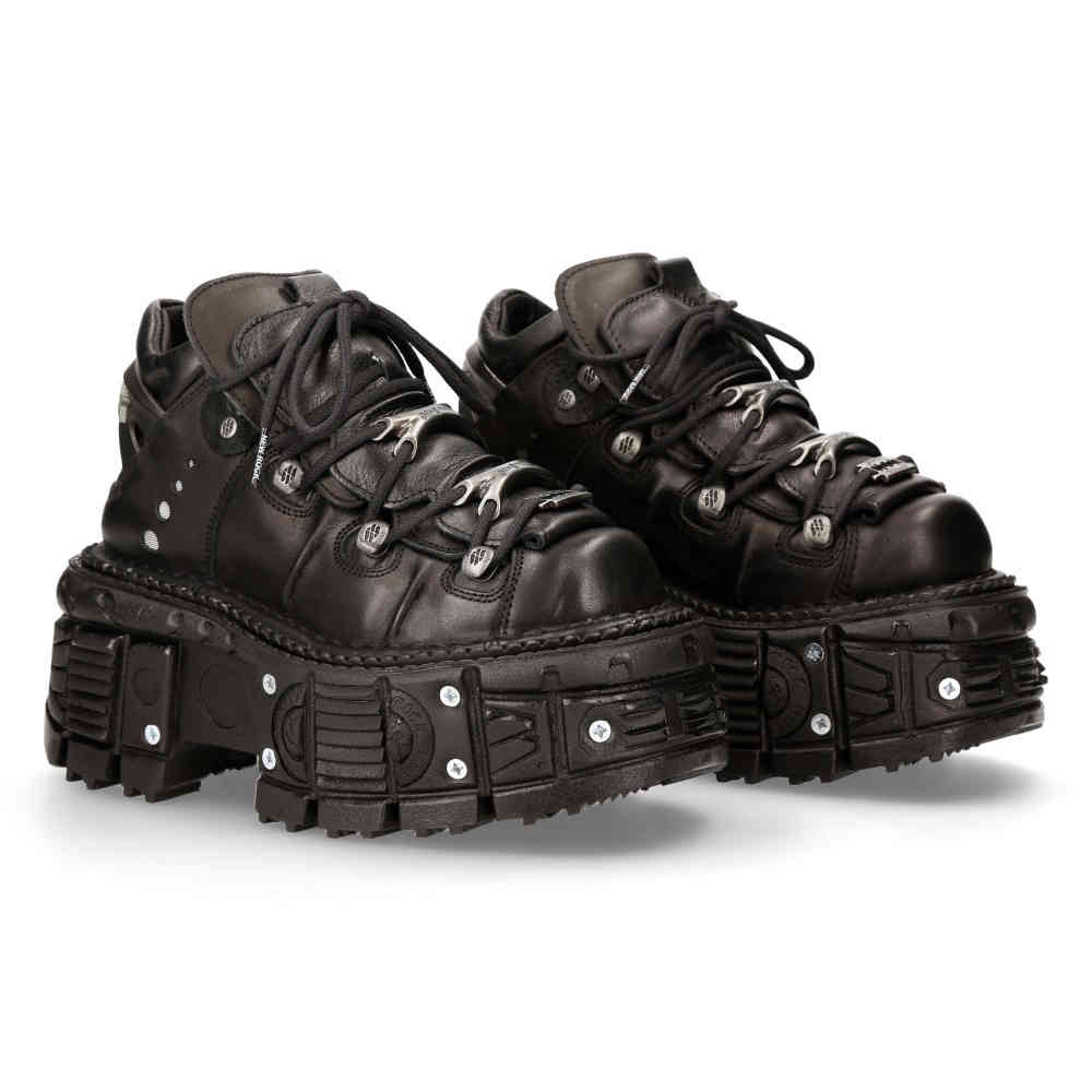 New Rock New Rock - MTANK106C2 Platform Boots - Black | Attitude Europe