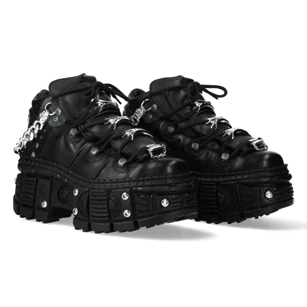 New Rock New Rock - MWALL216CC2 Platform sneakers - Black | Attitude Eu