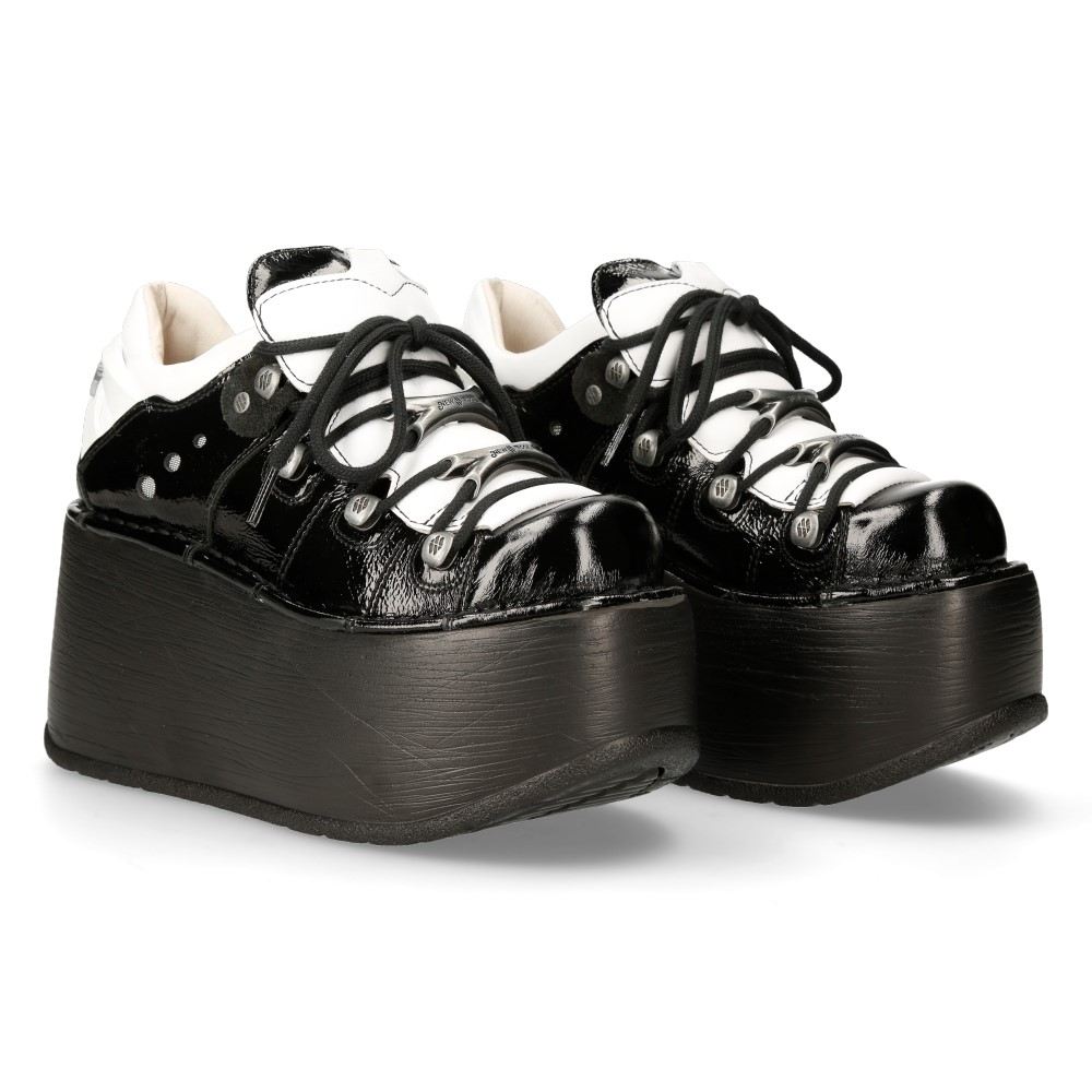 New Rock New Rock Platform sneakers M120NS49 Black/White | Attitude Eur