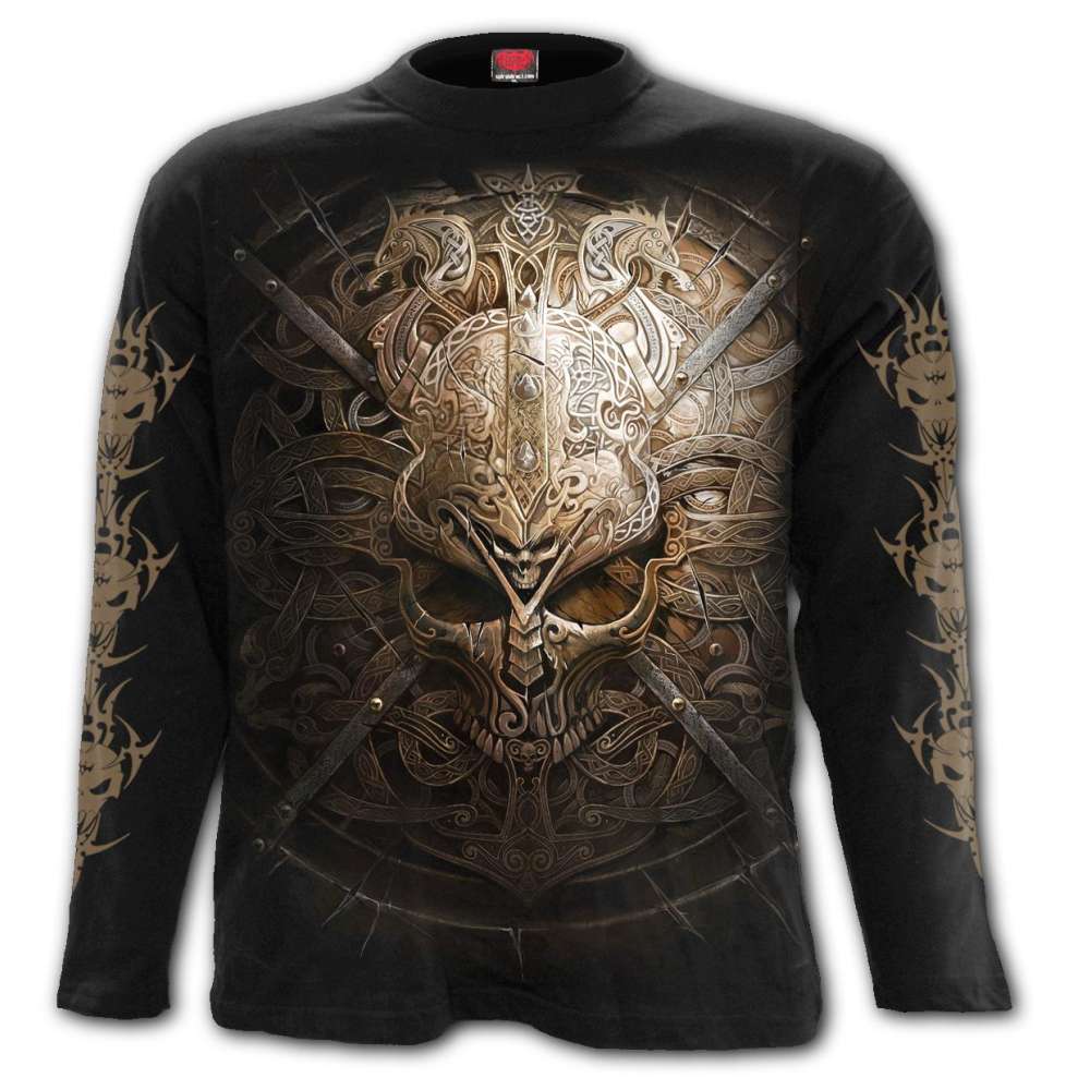 Allover Hoody Black|AlloverPrint|Metal|Fashion|Skulls Spiral THRASH METAL
