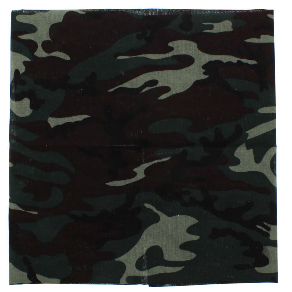 Zacs Alter Ego/® Army Camouflage Bandana Neckerchief 100/% Cotton