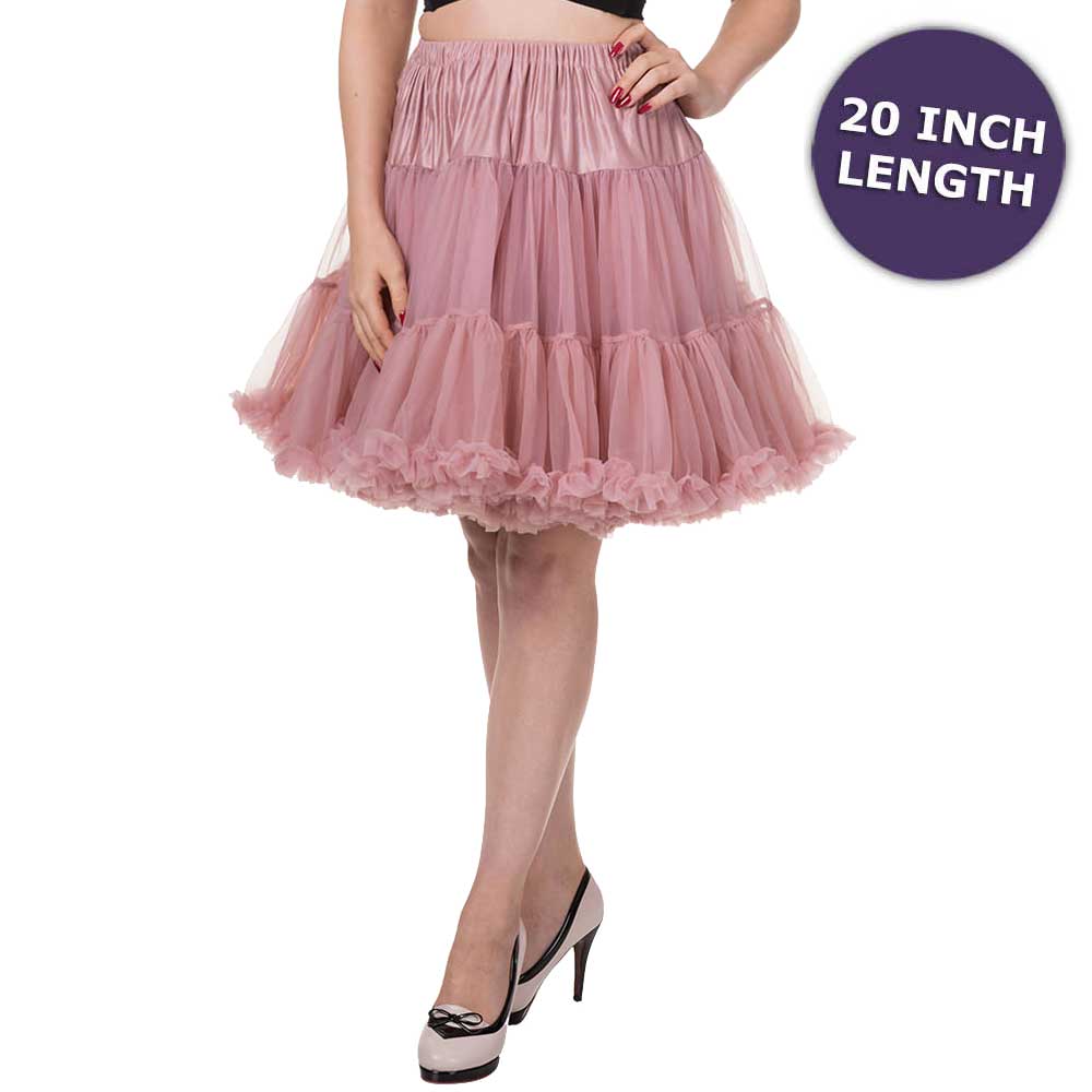 Petticoat stoffig roze - Vintage Retro R Petticoat stoffig roze - Vintage Retro R