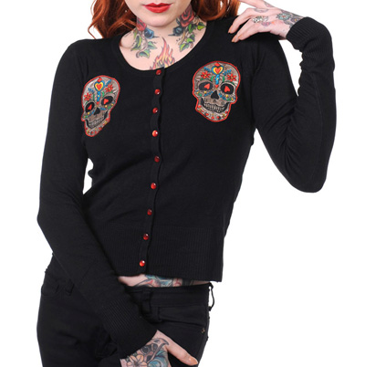 sugar skull sweater