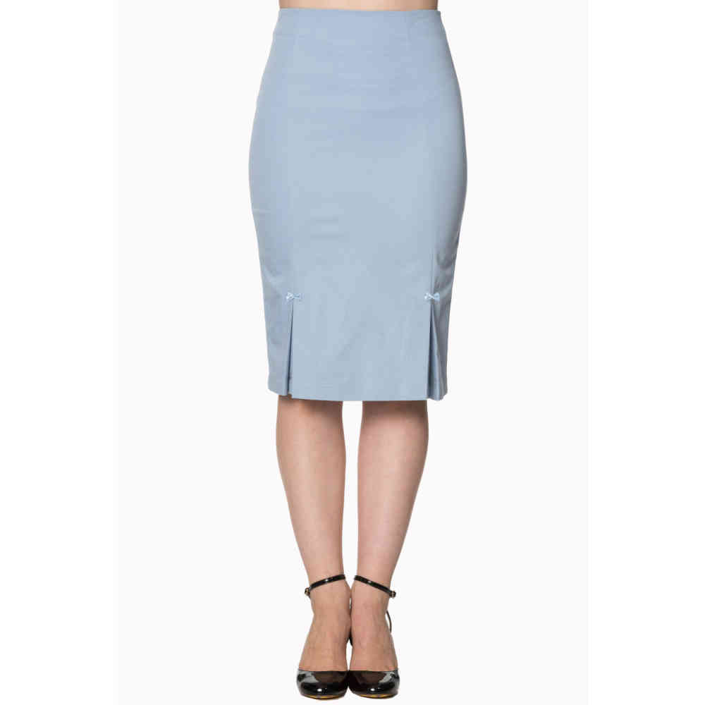 baby blue pencil dress