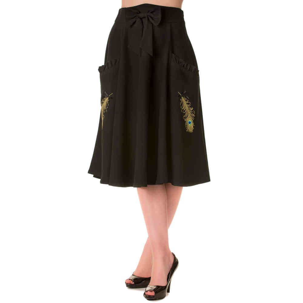 Peacocks black skirt Clearance