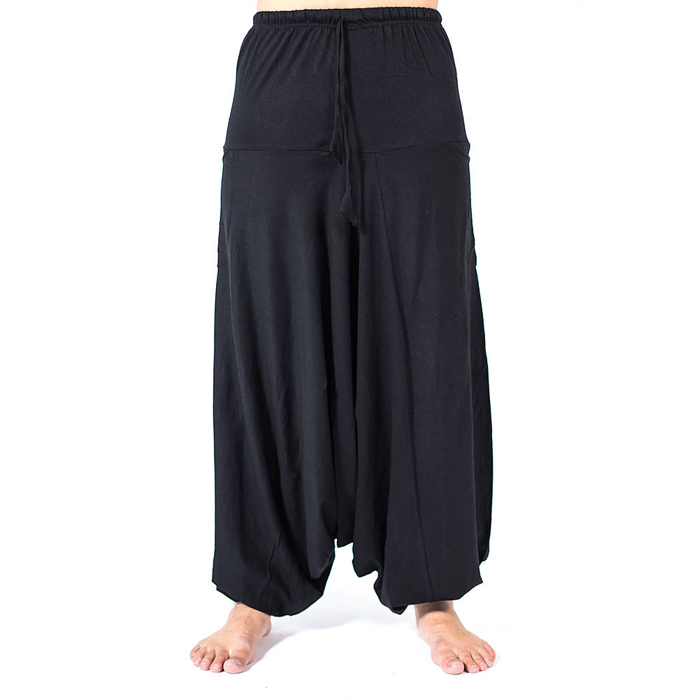 Yoga harem trousers black - One size - G Yoga harem trousers black - One size - G