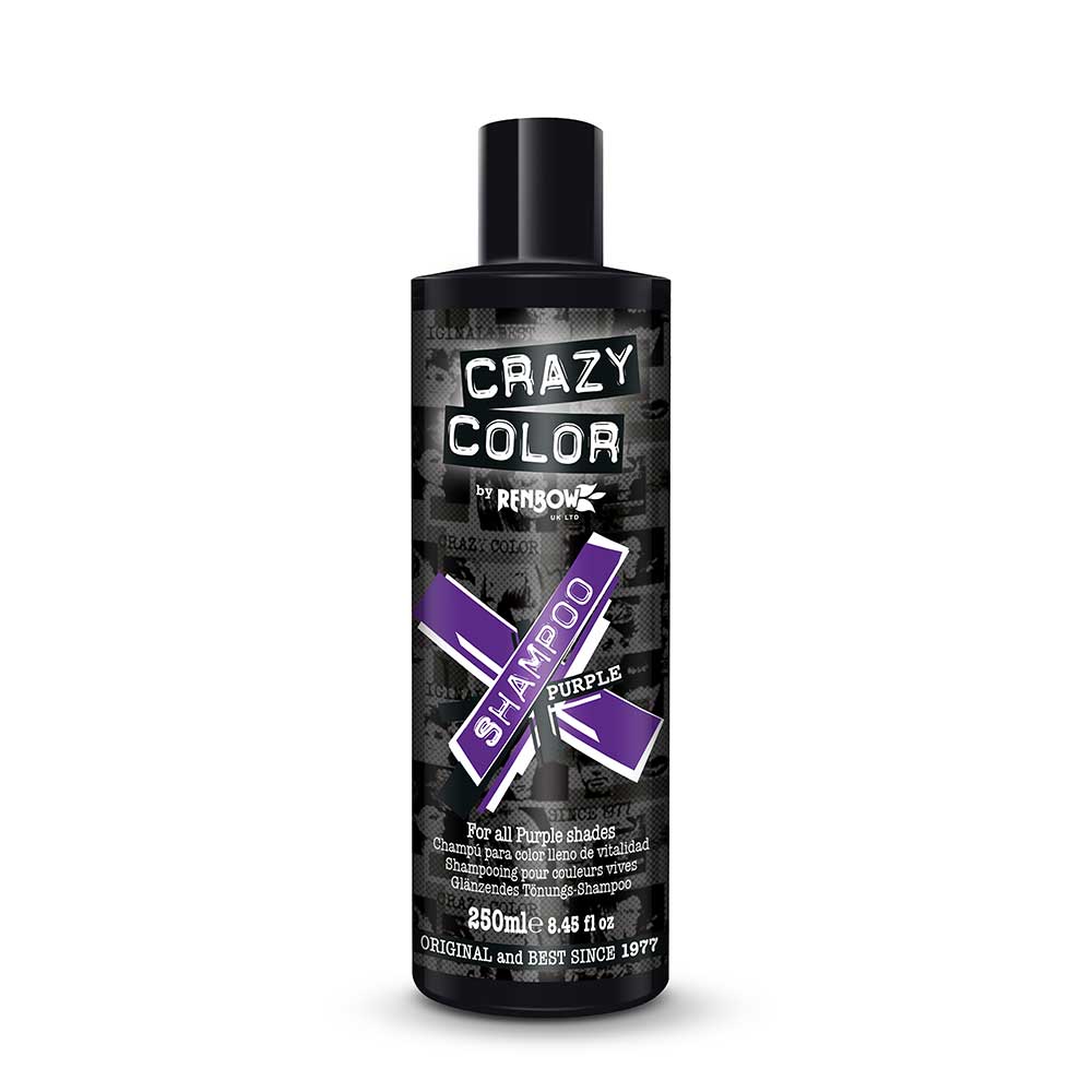 Crazy Color Crazy Color Colour Protecting Shampoo Purple Hair Purple