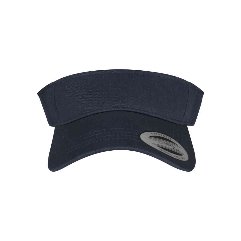 navy visor cap