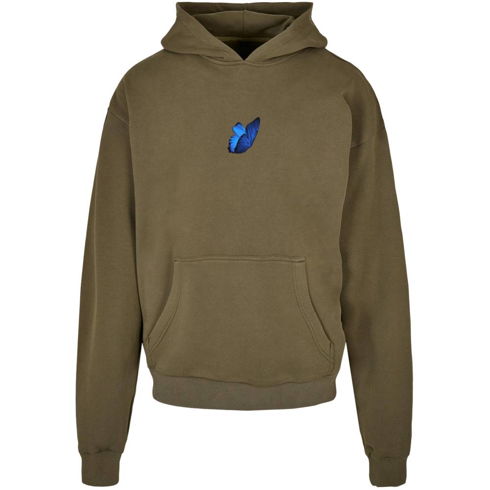 Mister Tee Hoodie/trui -L- Le Papillon Heavy Oversize Beige