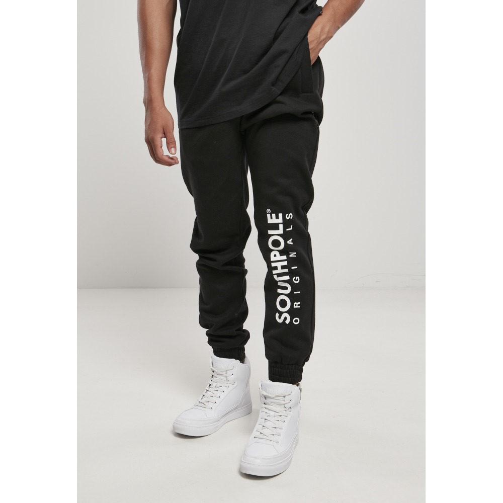 Southpole Southpole Mens Jogging Pants Basic Black Attitude Europe