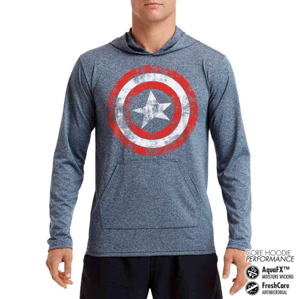 t shirt captain america sport