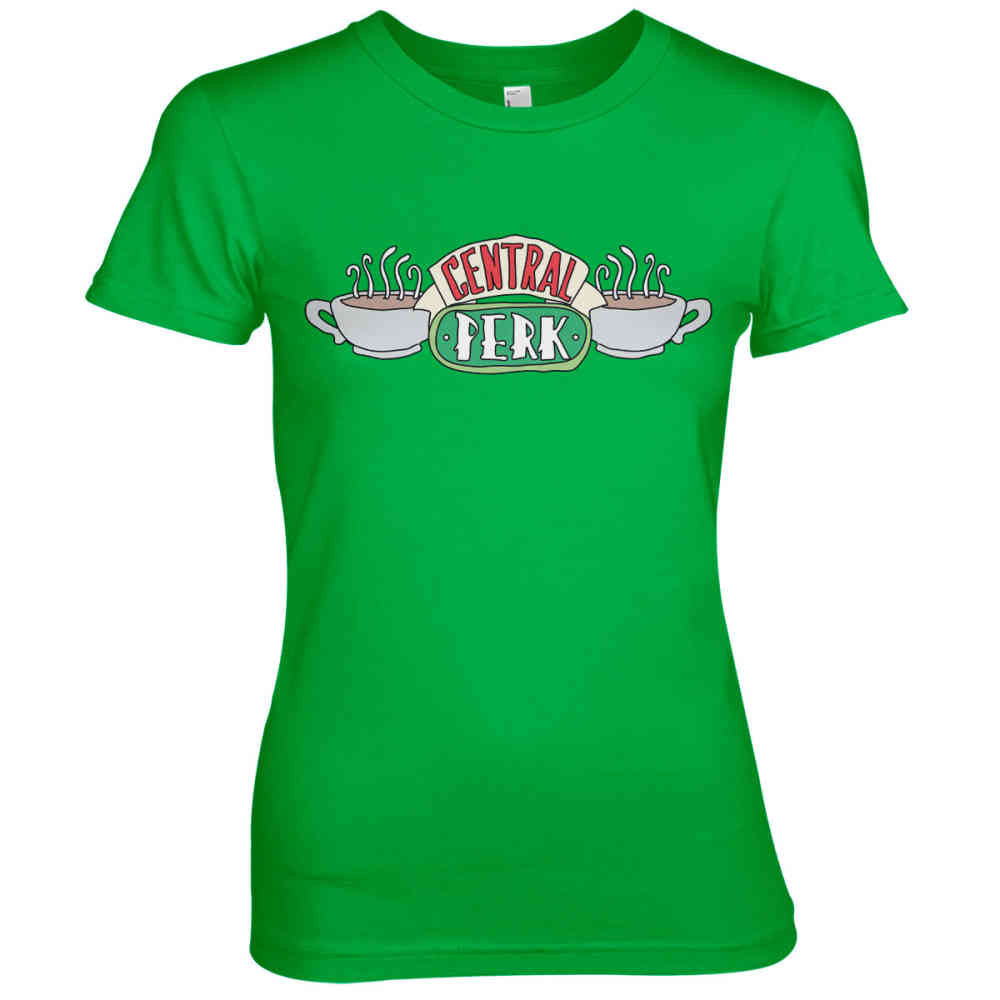 Ladies Tshirt Central Perk Green 
