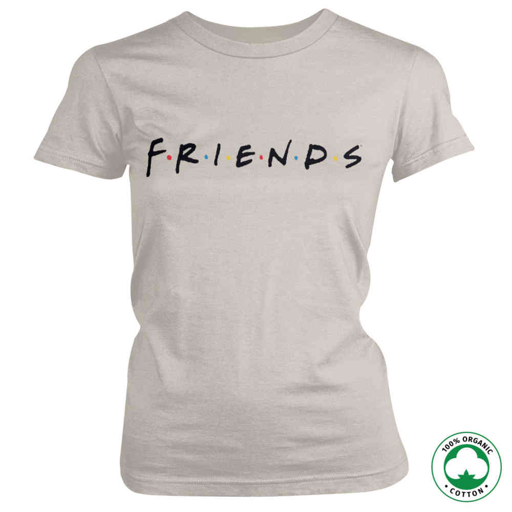 Friends Ladies Tshirt Logo Organic 
