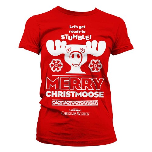 national lampoons christmas vacation merry christmoose ladies t shirt red film merchandise - National Lampoons Christmas Vacation Merchandise national lampoons christmas vacation merry christmoose ladies t shirt red film merchandise - National Lampoons Christmas Vacation Merchandise