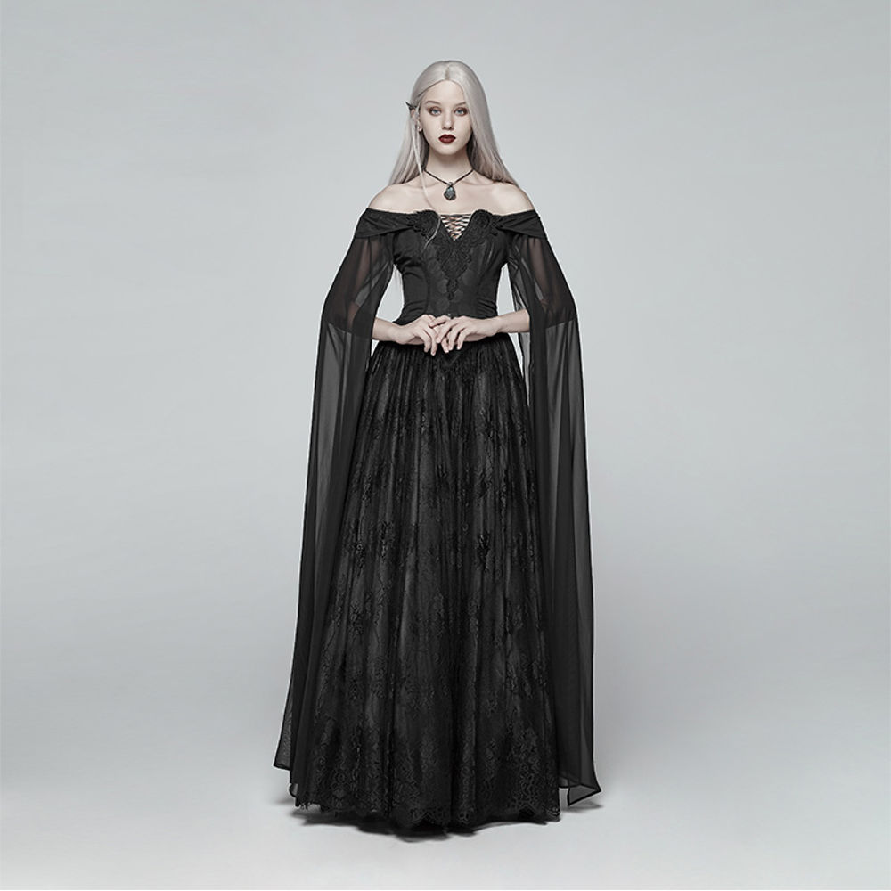 Punk Rave Punk Rave Wedding Dress Celestia Black Attitude Europe