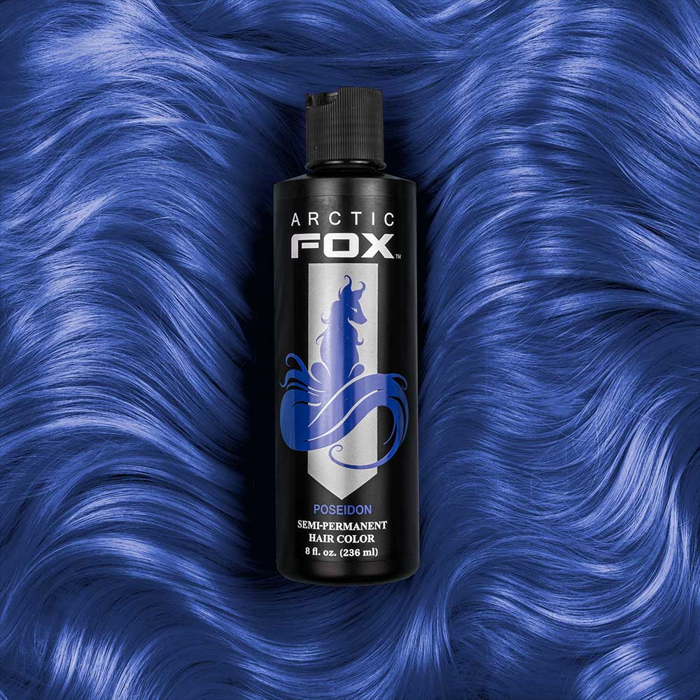Arctic Fox Poseidon Semi Permanent Hair Dye Blue Attitude Europe