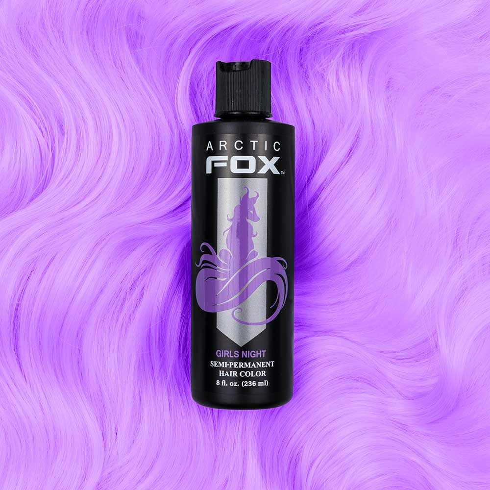 Arctic Fox Girls Night Semi Permanent Hair Dye Pastel Lavender Purple
