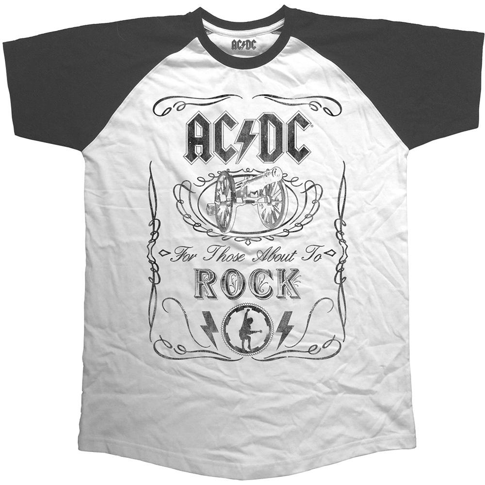 AC//DC Mens Logo Raglan T-Shirt