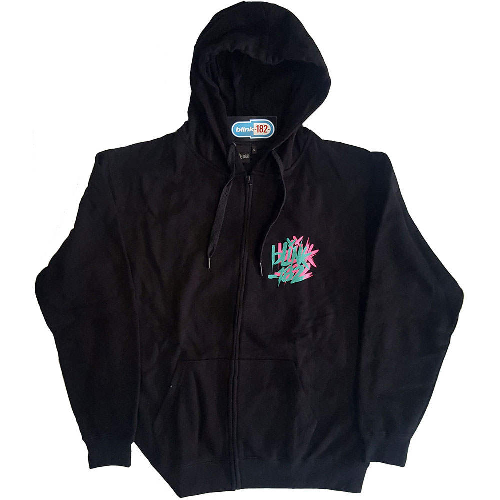blink 182 zip up hoodie