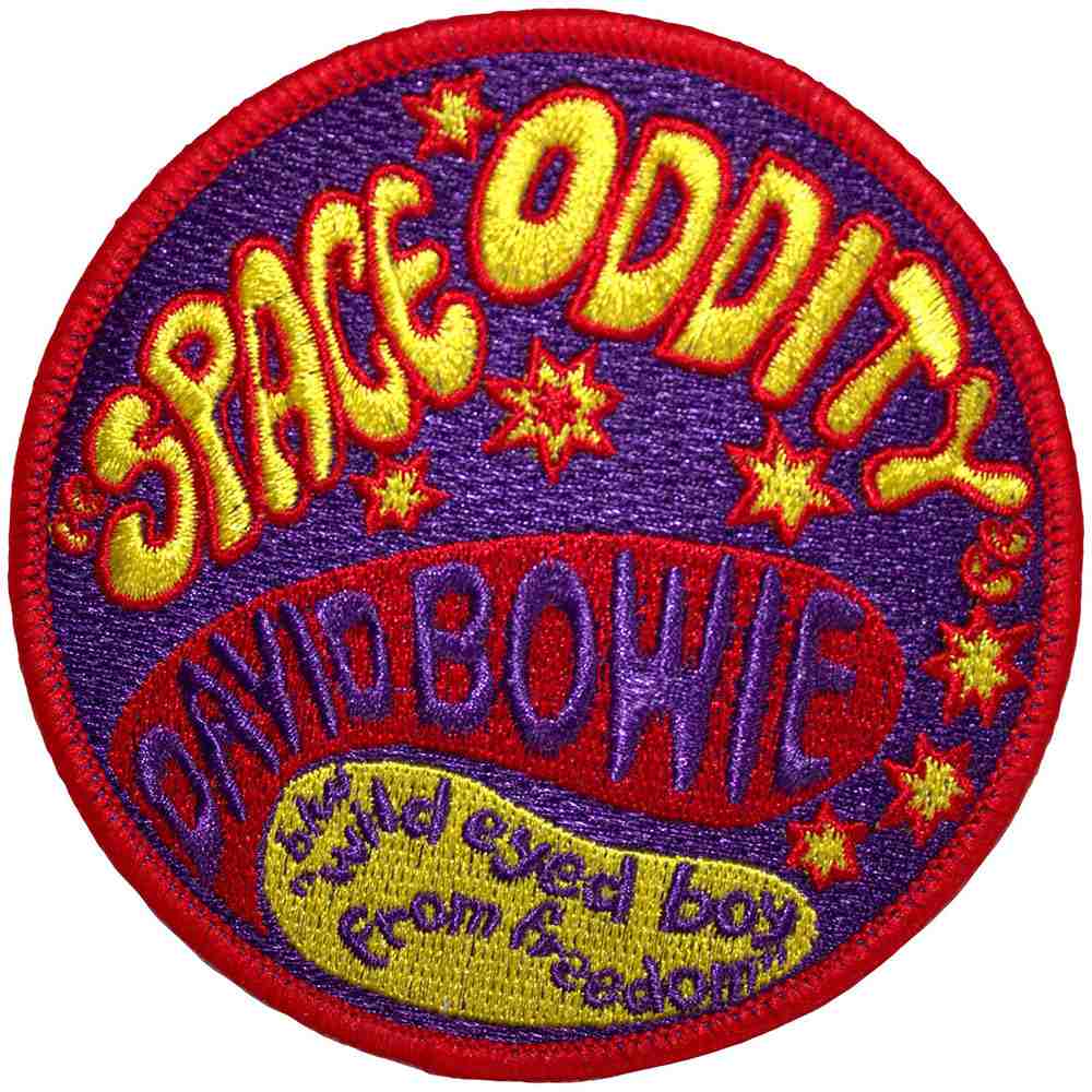 Oddity Patch Rome David Bowie - Space Oddity Patch - Multicolours | Attitude Europe