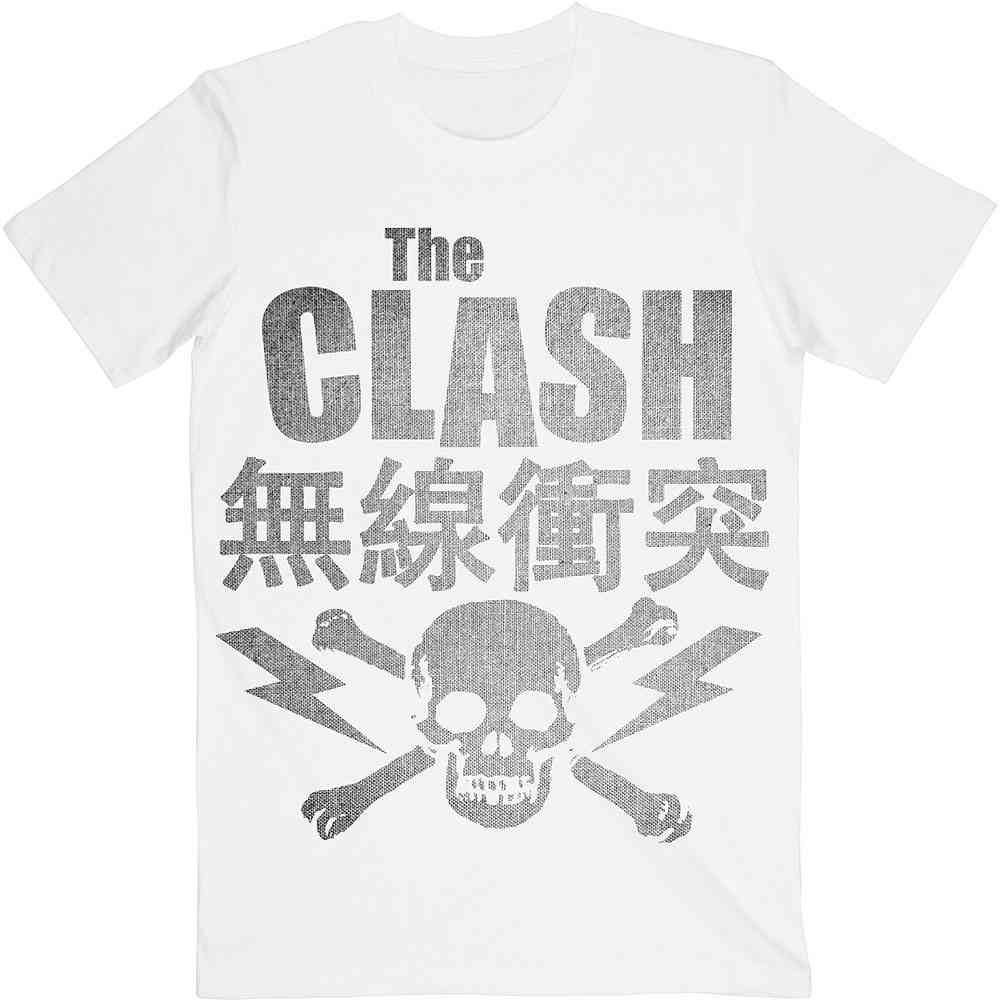 Clash Mens Tshirt Skull \u0026 Crossbones 