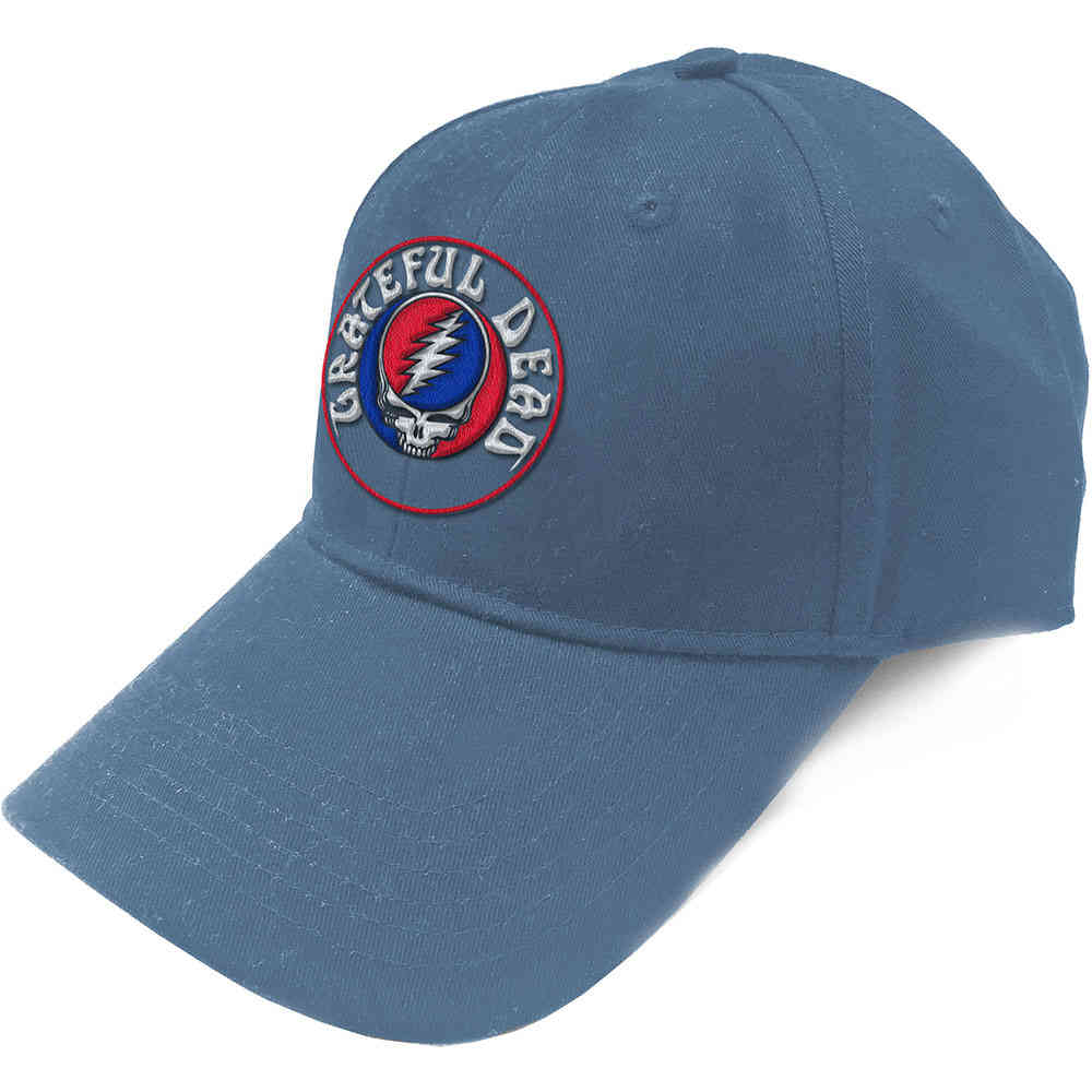 Grateful Dead Baseball Cap Steal Your Face Logo Blue Attitude Europe Grateful Dead Baseball Cap Steal Your Face Logo Blue Attitude Europe
