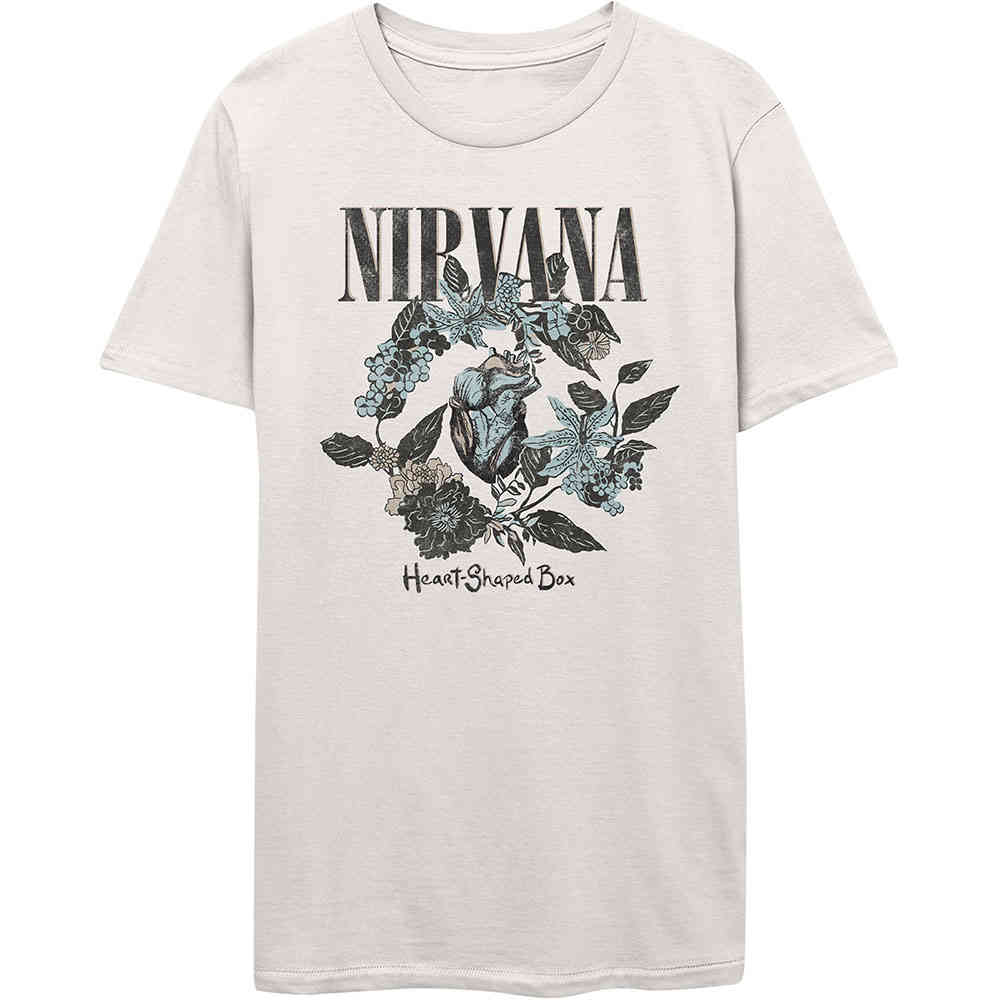 Nirvana Mens Tshirt Heart Shaped Box 