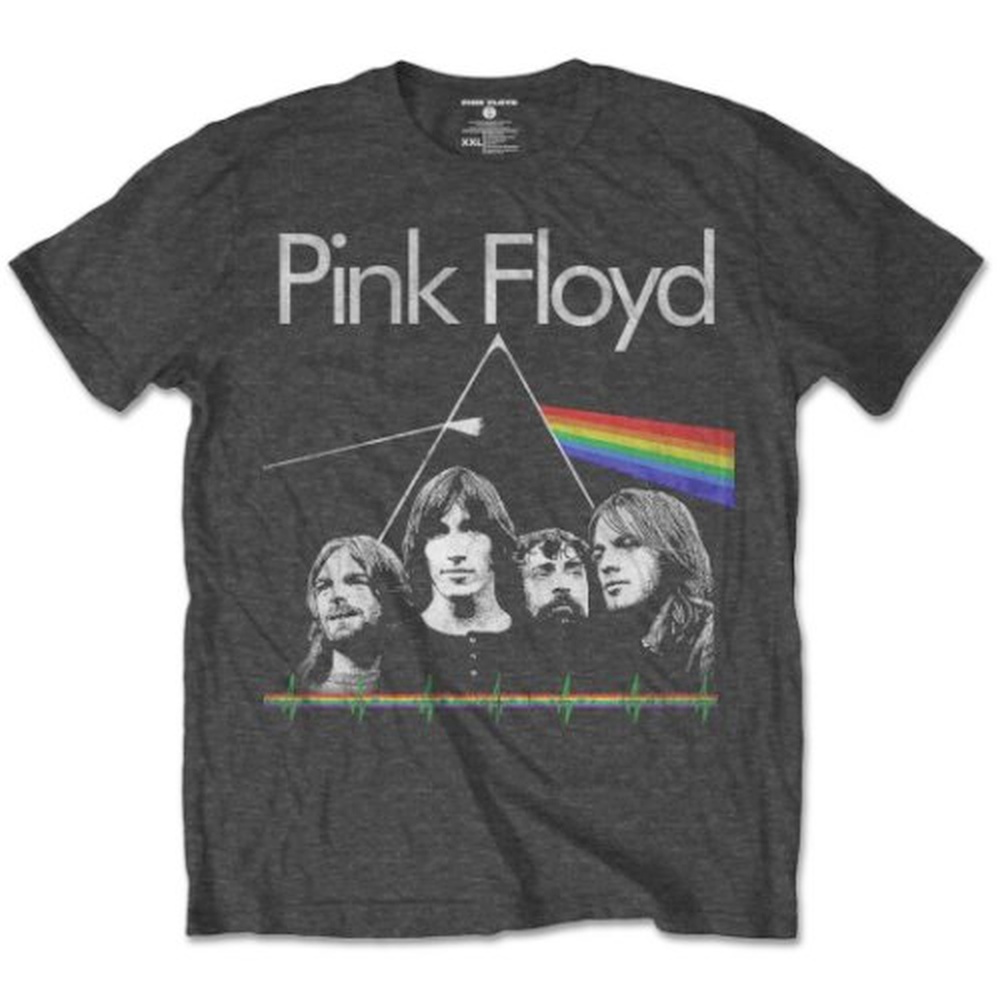 Pink Floyd Mens Tshirt DSOTM Band 