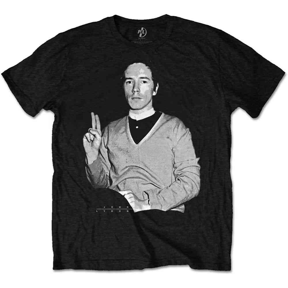 Black T-Shirt White Logo Public Image Ltd