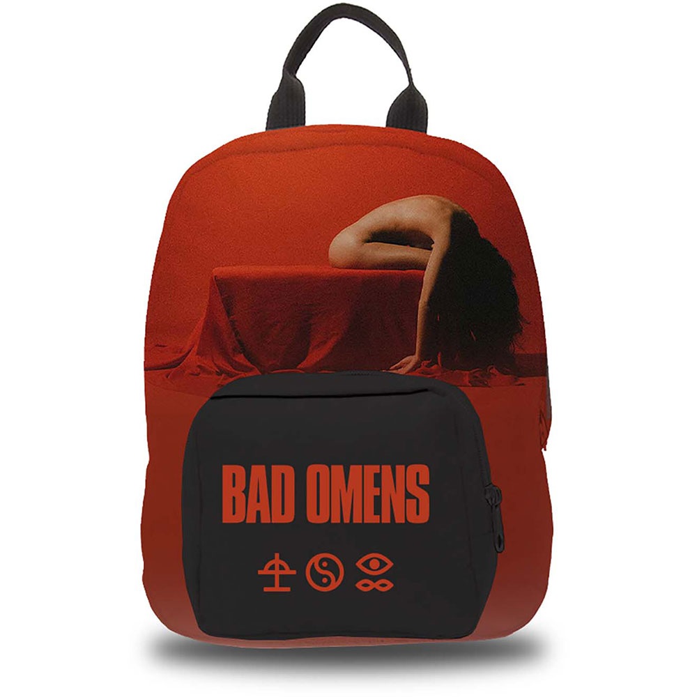 Rocksax Rocksax Bad Omens - Omens 3 Mini Backpack - Red/Black | Attitud