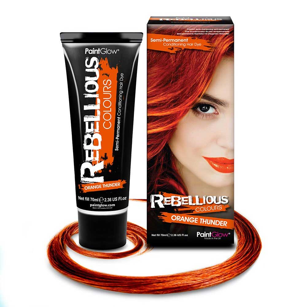 Paintglow Orange Thunder Semi Permanent Haircolour Rebellious