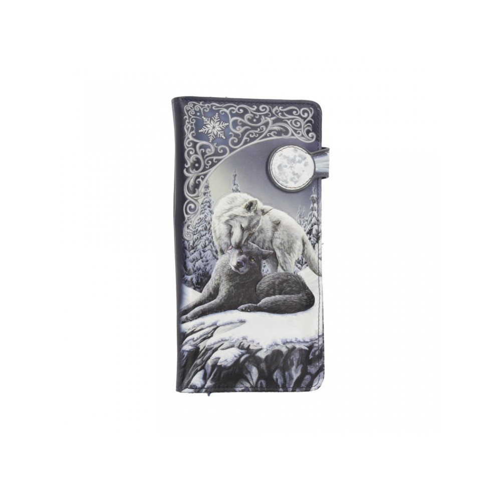 Wolf Fantasy Alternative Warriors of Winter Wallet By Lisa Parker Nemesis Now