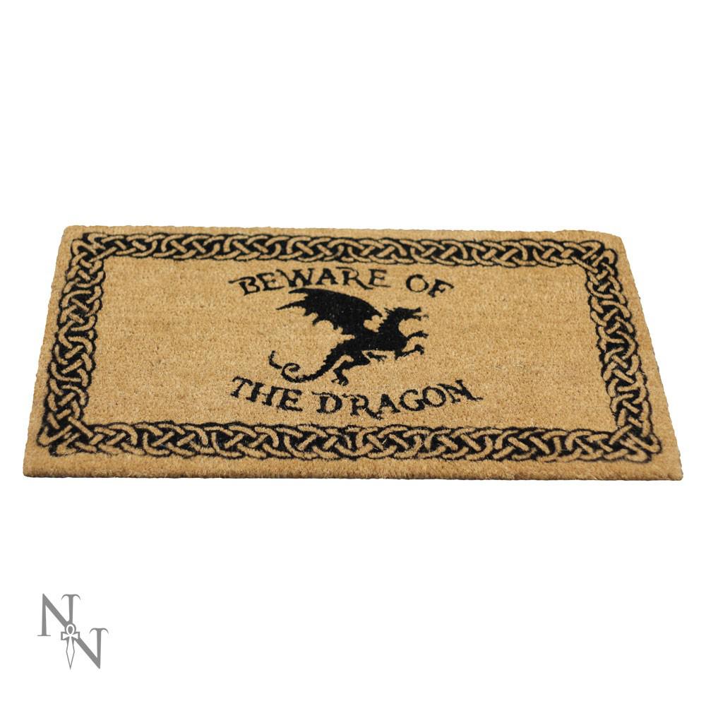 Nemesis Now Beware Of The Dragon Doormat Brown Fantasy Nemesis Now