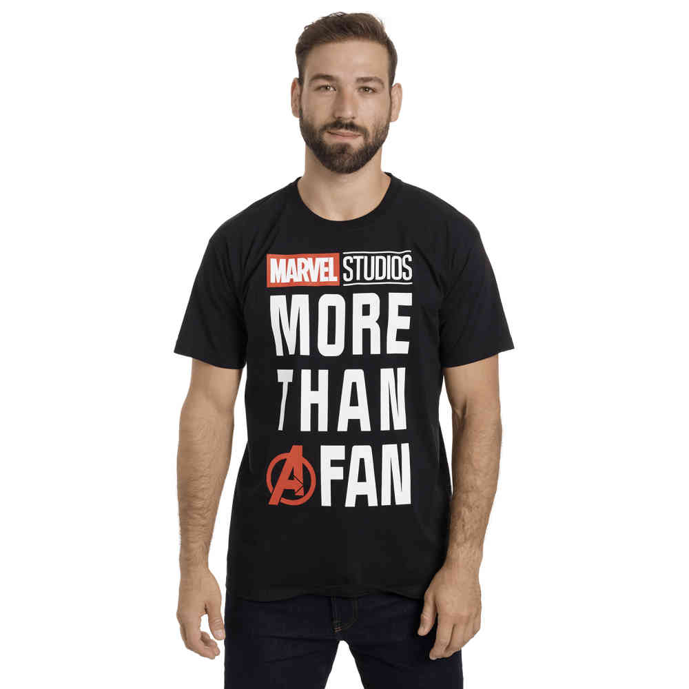 Marvel Marvel Marvel Mens Tshirt Fan Black Attitude Europe