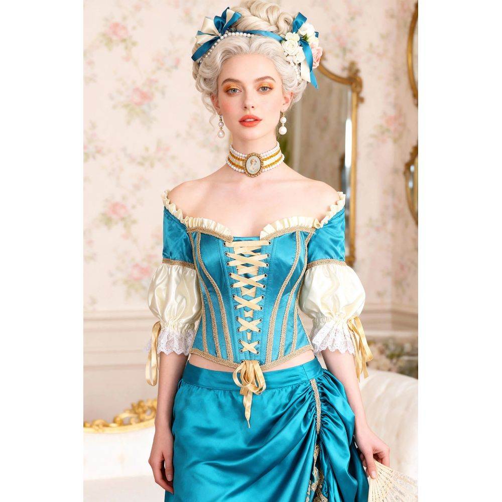 Modern Rococo Corset Attitude Corsets Attitude Corsets - Kesha Rococo Empress Overbust corse