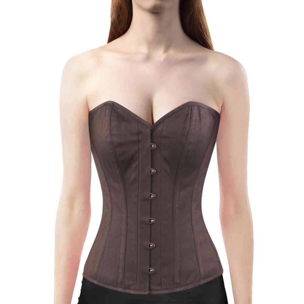 Vg London Vg London Overbust Corset Emetiel Brown Attitude Europe