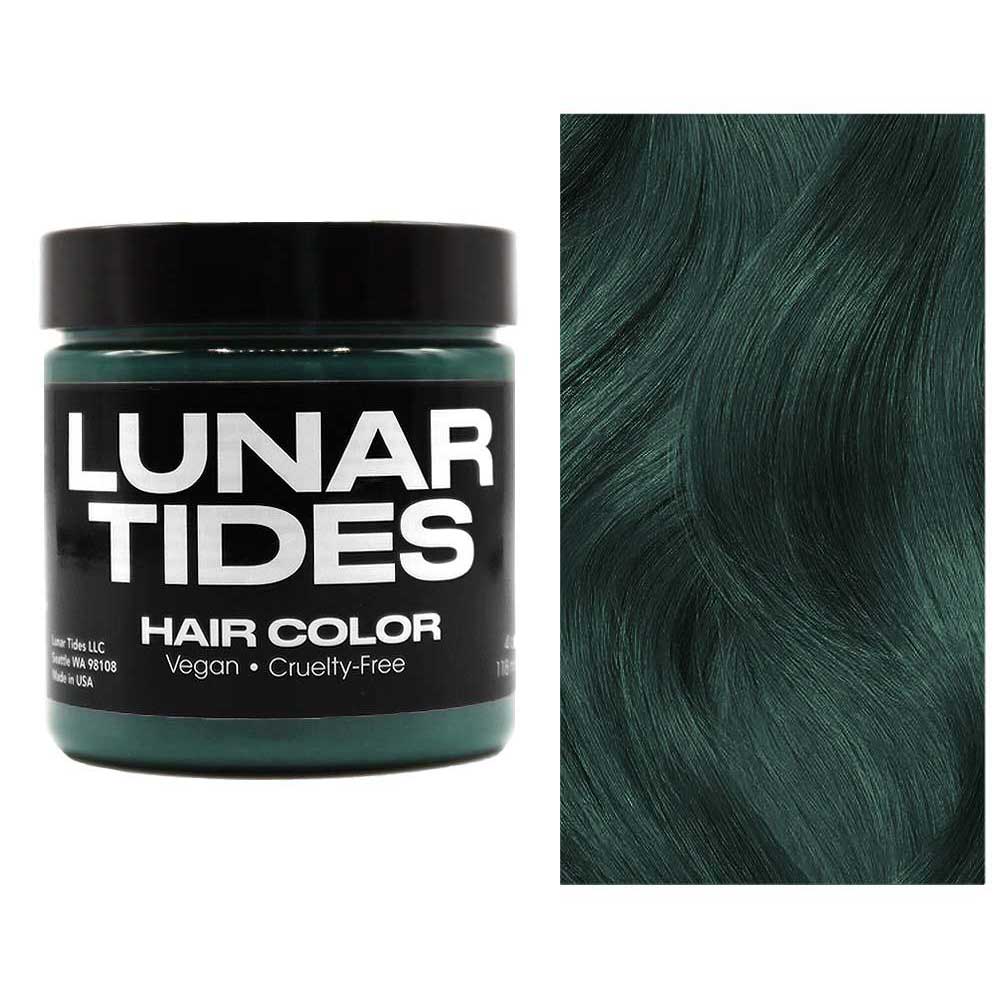 Lunar Tides Smokey Green Semi Permanent Hair Dye Green 118 Ml