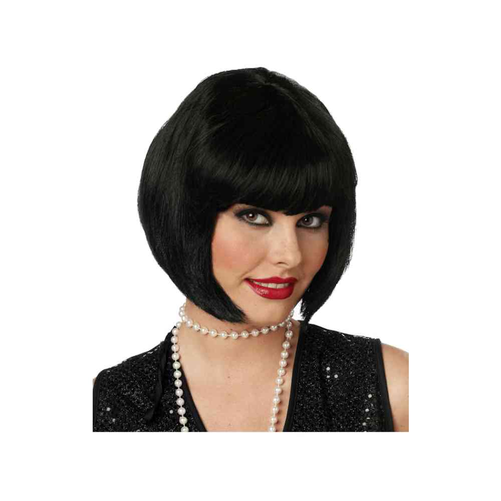 California Costumes California Costumes Wig Flapper Black