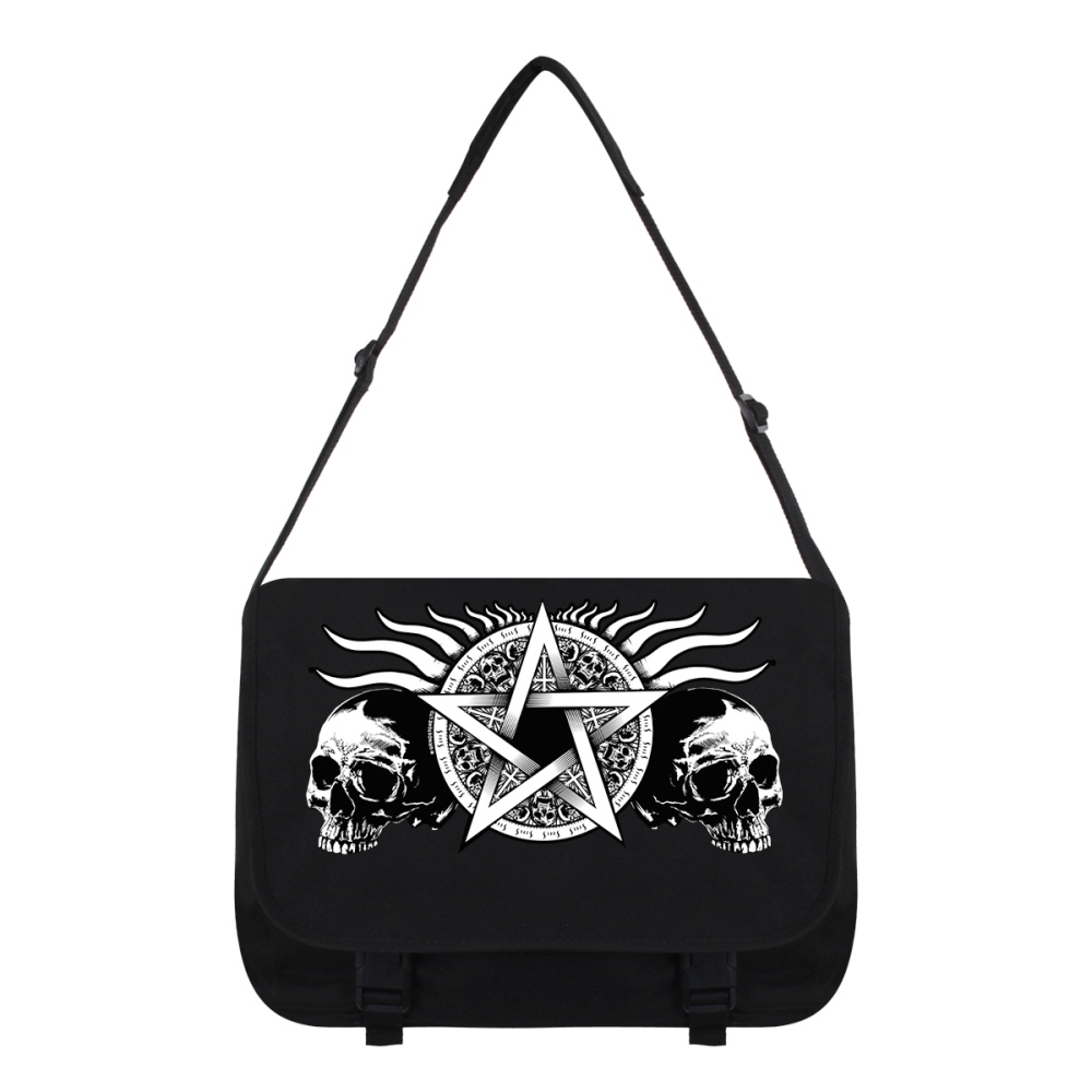 pentagram pink messenger bag